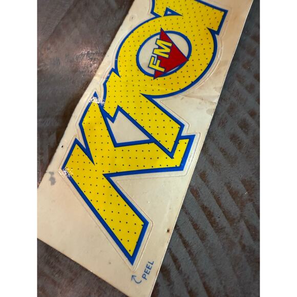 101 KLOL / K101 FM Bumper Sticker Houston Texas Radio 80s Decal - Picture 4 of 5